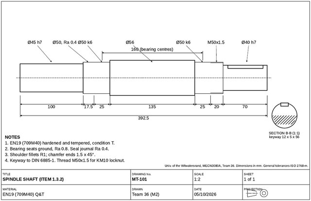 Micro-trenching machine, manufacturing drawings – image 3 of 3