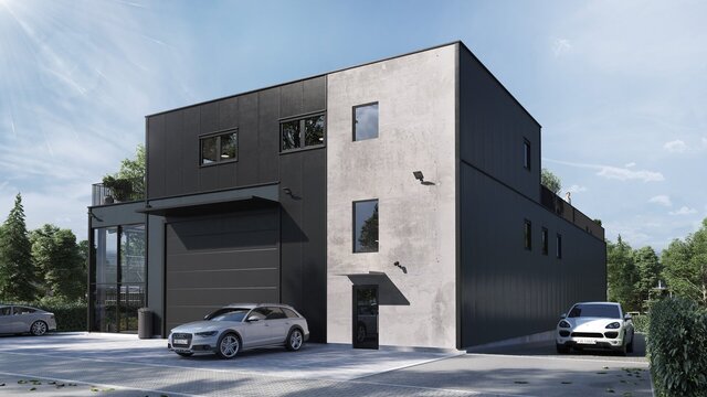 3D model of Metalldienste Dietikon – Transforming Industrial Spaces into Modern Work Environments