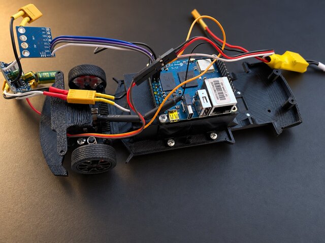 3D model of RC Car Chassis & Mechanical Assembly – Fusion 360