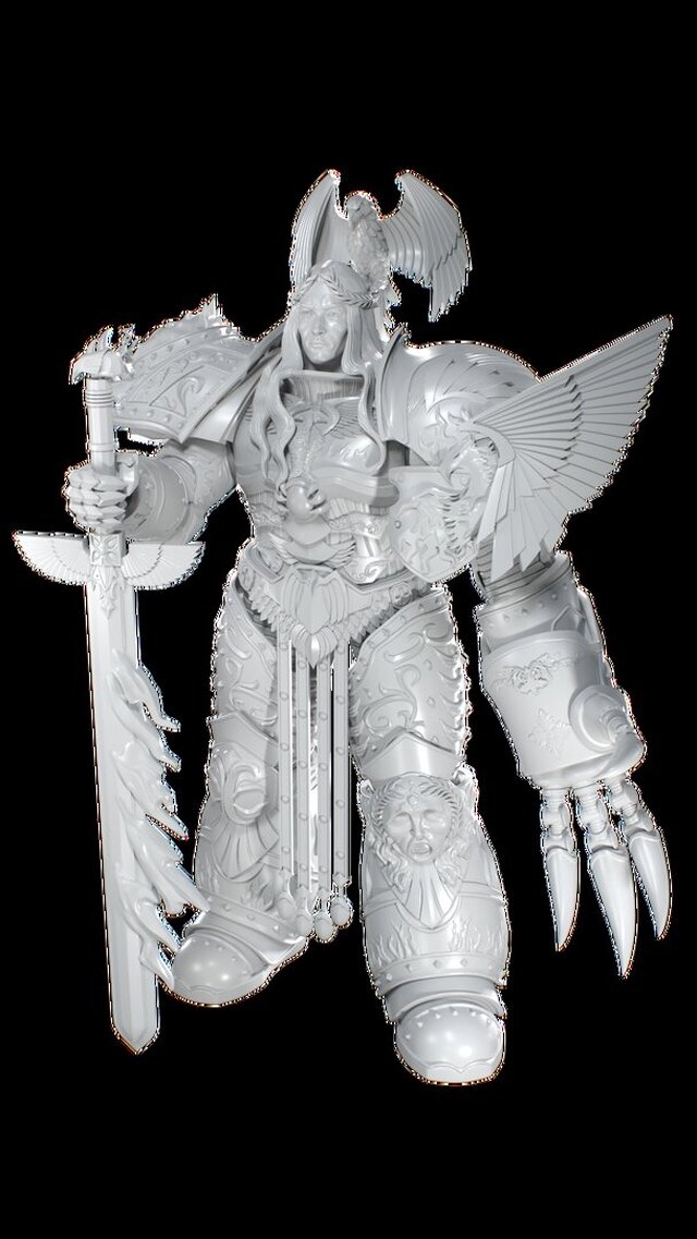Warhammer-Style Large-Scale 3D Model – 3 Meter Print-Ready Sculpture