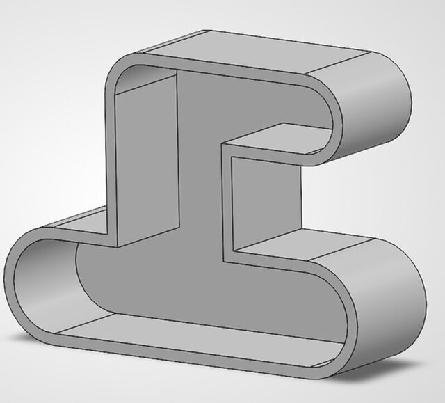 Double C-Shaped Mechanical Bracket – image 2 of 3