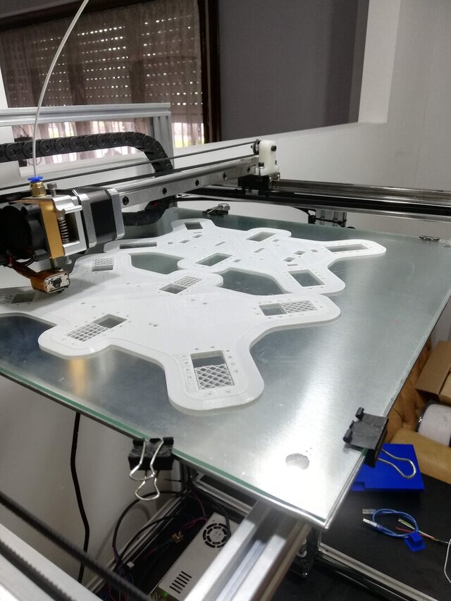 3D model of Custom Large-Format 3D Printer – Mechanical Design & Manufacturing