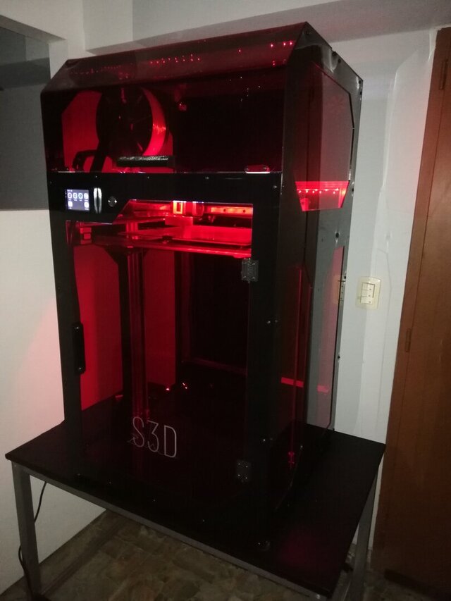 3D model of Custom Large-Format 3D Printer – Mechanical Design & Manufacturing