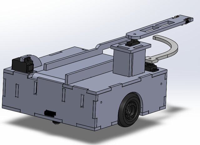 3D model of Mechatronics Competition Robot