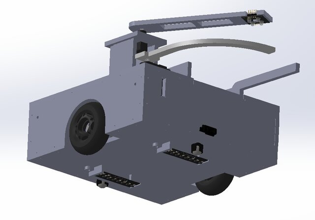3D model of Mechatronics Competition Robot