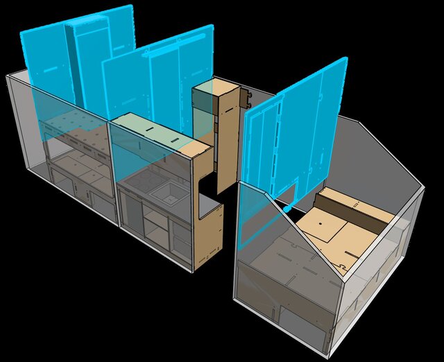 Camper Trailer Conversion — Furniture & Interior Engineering – image 6 of 7