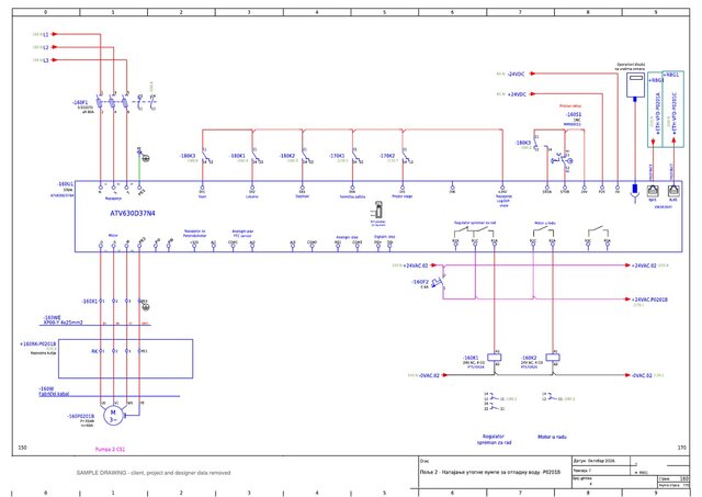 Pump Station MCC Panel with VFD Drives – image 11 of 12