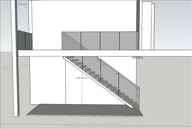 Custom Steel-and-Wood Straight Staircase | Factory Trial Assembly