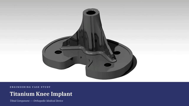 Tibial Knee Implant Design | CATIA V5