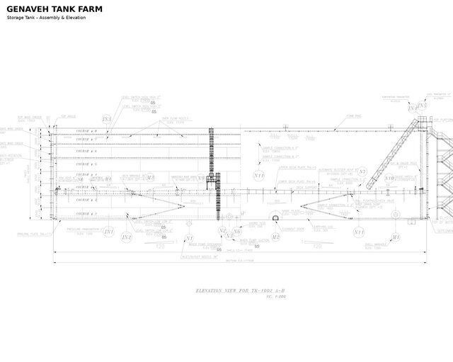 Genaveh Tank Farm – Storage Tank Detailed Design & Drafting