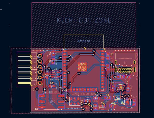 6 IN 1 SENSOR PCB DESIGN | Plant Monitoring System