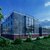 Photorealistic 3D Exterior Rendering of a Modern Commercial Facility with Sleek Metal Cladding and Brick Facade  Professional Architectural Visualization