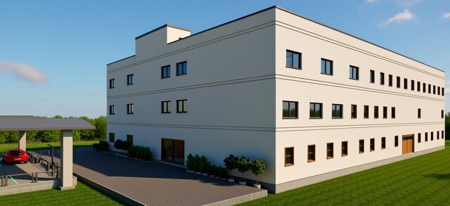 3D model of Hospital CAD Design | 2D Drafting, 3D Modeling & Exterior Rendering