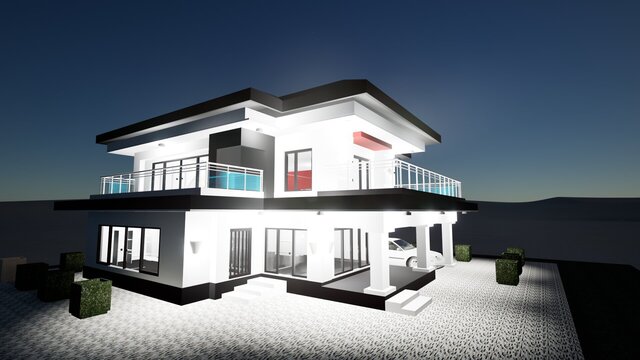 Modern Residential Villa – Revit & AutoCAD – image 3 of 4