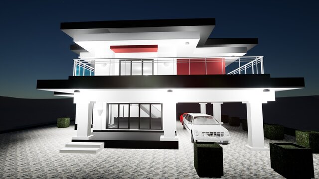 Modern Residential Villa – Revit & AutoCAD – image 2 of 4