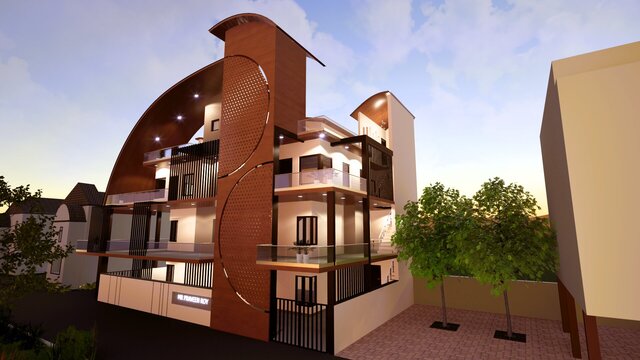 Modern 6 bhk Residence