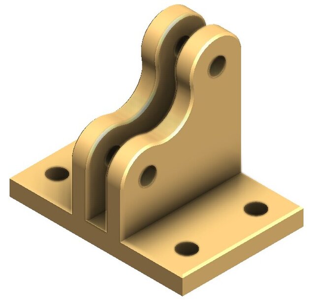 3D model of PH004 – Precision Toggle Clamp Mechanism
