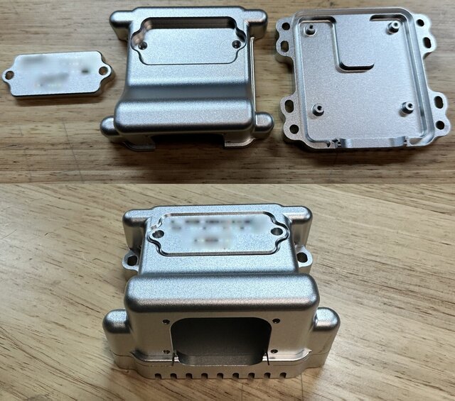 Waterproof connector enclosure for die casting