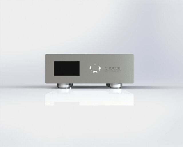 3D model of Custom Aluminum Electronics Enclosure with Passive Cooling