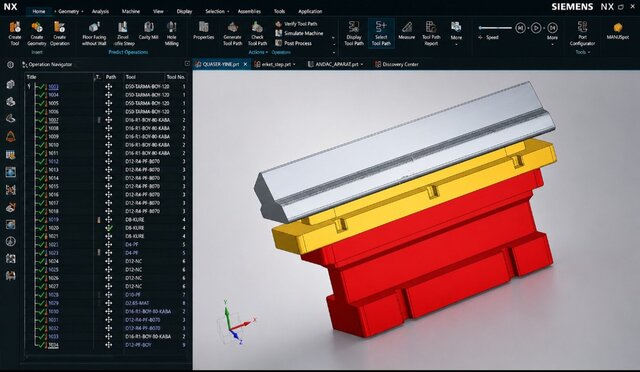 3D model of CNC Machined Mold – CAD/CAM Design & Manufacturing