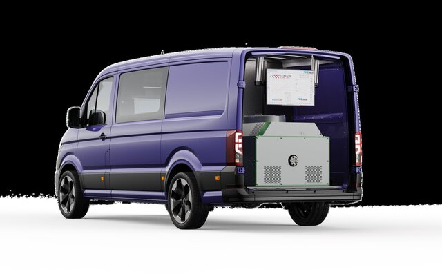 3D model of VW Crafter L3H2 based mobile Dyno Lab