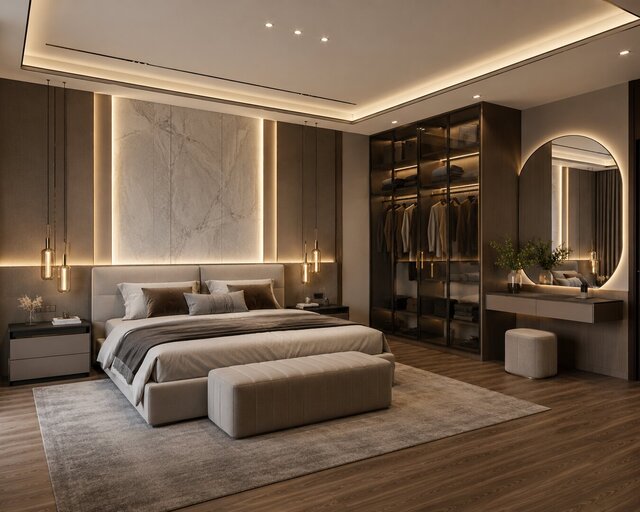 3D model of master-bedroom