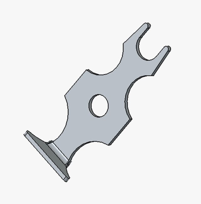 Sheet Metal Baler Clip Model