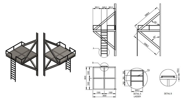 Mezzanine Structural Design & Load Analysis