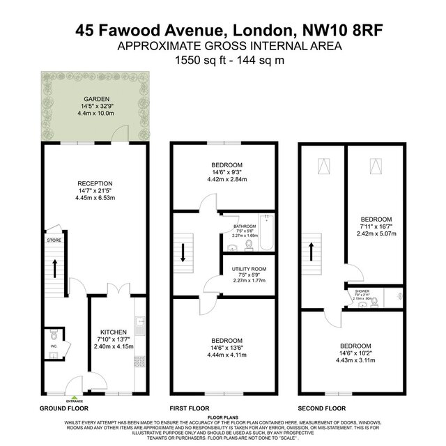 3 Story 2d Floor plan