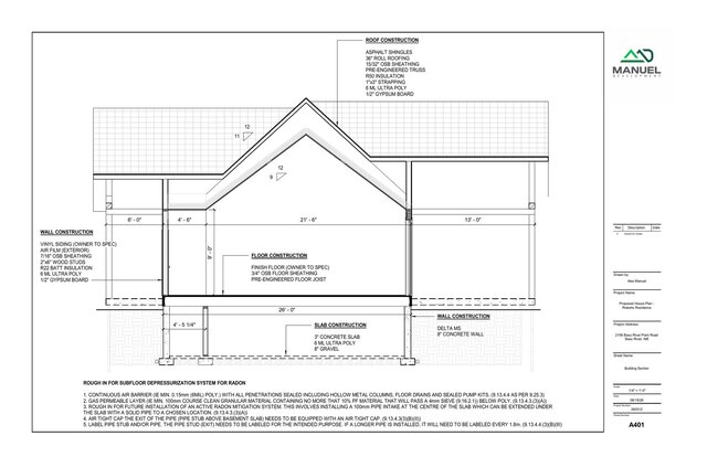 Roberts Residence — Full Construction Drawing Set – image 11 of 14
