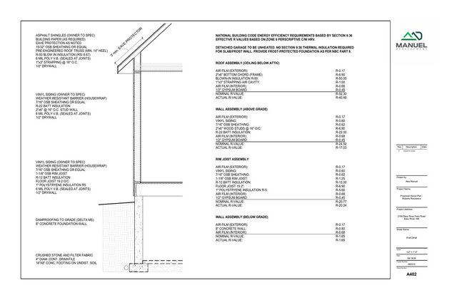 Roberts Residence — Full Construction Drawing Set – image 12 of 14