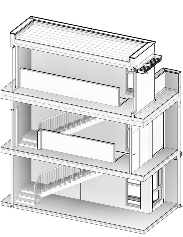 3D model of ONS Villa-S | Revit BIM Model, Construction Documentation & Visualization