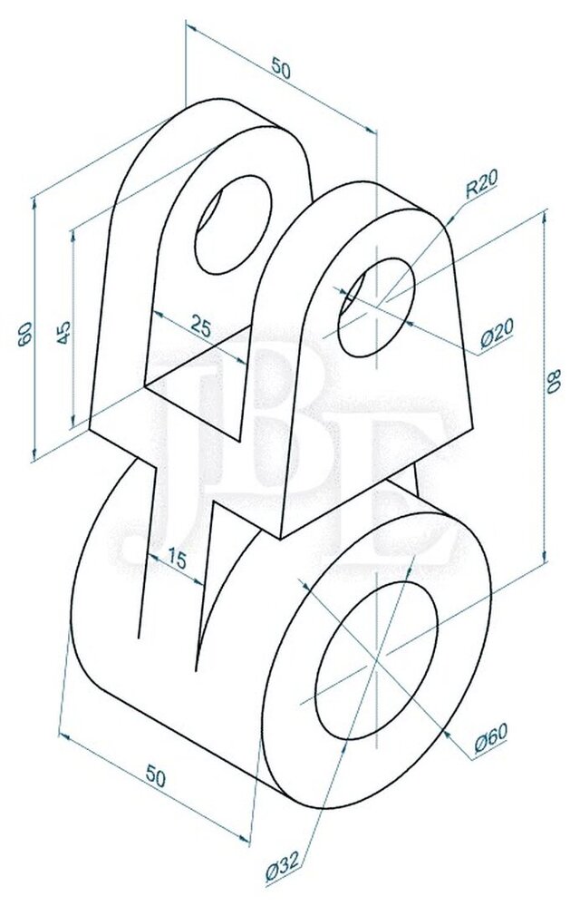 3D model of CAD solidworks