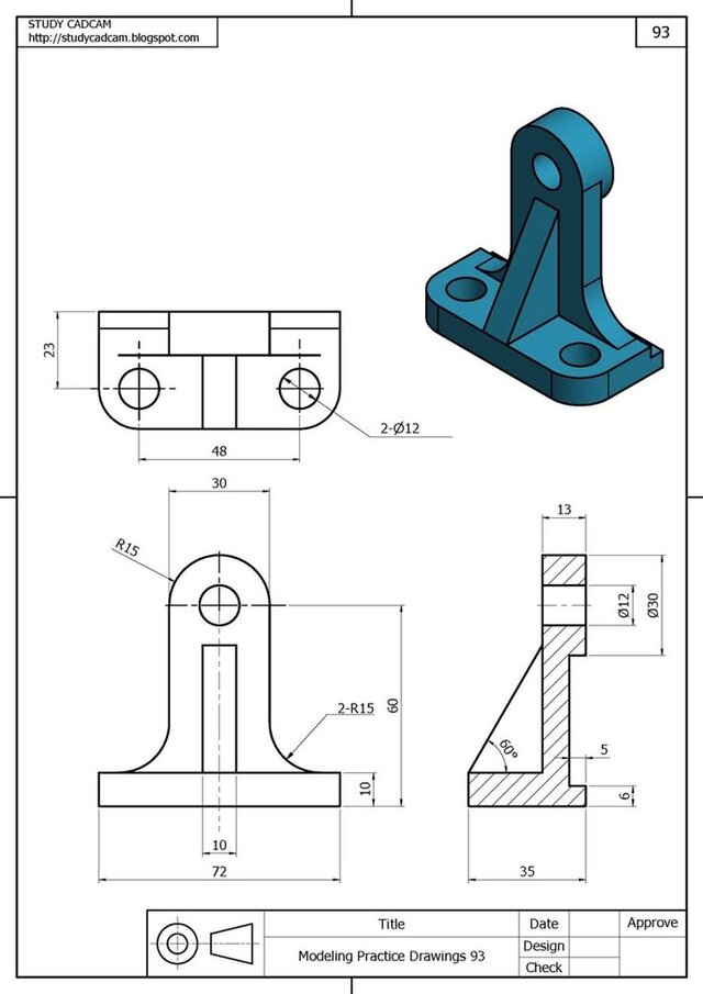 3D model of CAD solidworks