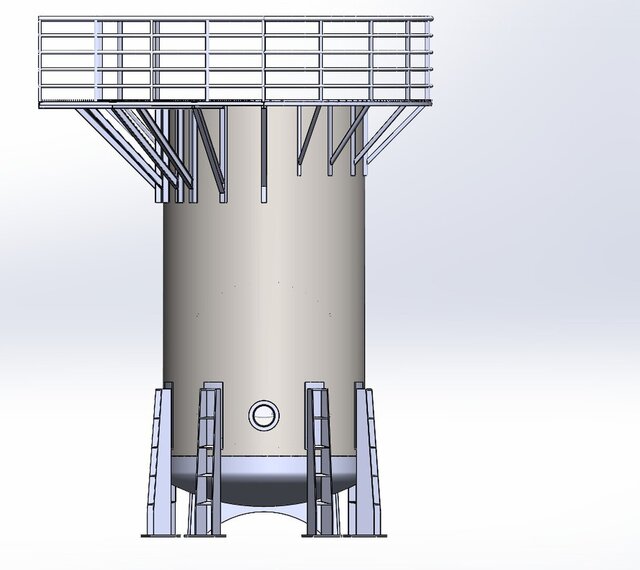 3D model of diver-training-tank