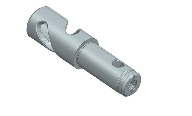 3D model of Reverse Engineering — Cam-Follower Mechanism (STL to STEP)