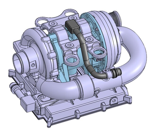 3D model of Automated Assembly Line Design for Automotive E-Drive Products