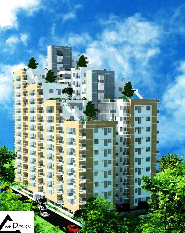 Design of a 160 unit Apartment Complex in Chandrima Uddyan, Dhaka. – image 9 of 19