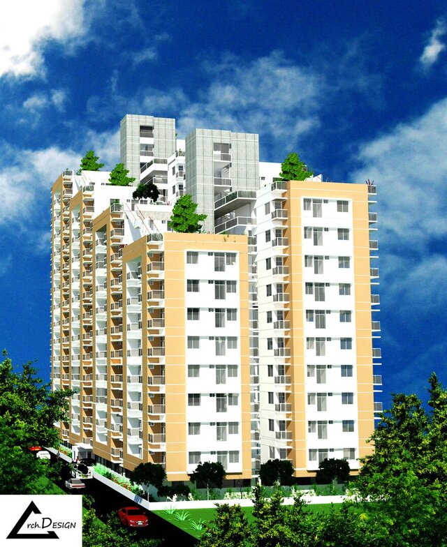 Design of a 160 unit Apartment Complex in Chandrima Uddyan, Dhaka. – image 17 of 19