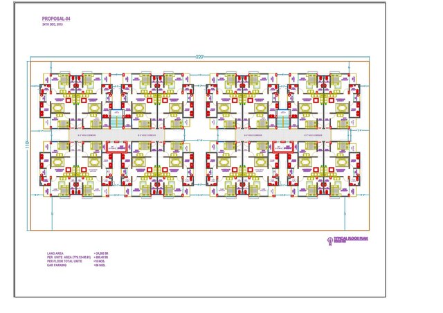 Design of a 160 unit Apartment Complex in Chandrima Uddyan, Dhaka. – image 3 of 19