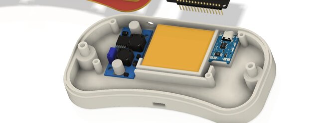 3D model of Wireless ESP32 Controller – Mechatronic Product Design & 3D Printed Prototype