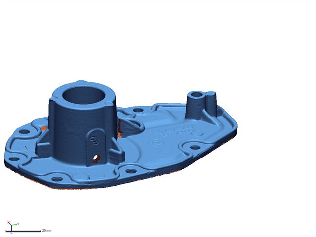 3D model of cast-model
