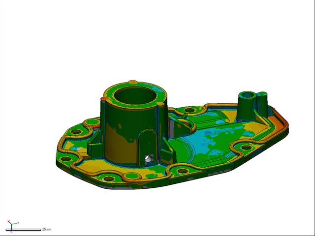 3D model of cast-model