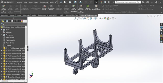 3D model of Handling Cart