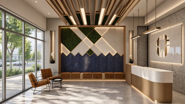 3D model of Multi-Purpose Architectural Portfolio: Exterior/Interior, Clinic, Kitchen, Cafe & Bathroom Renders