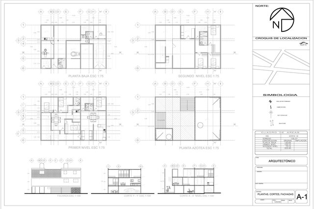 Residential Architectural Drawing Set | AutoCAD 2D