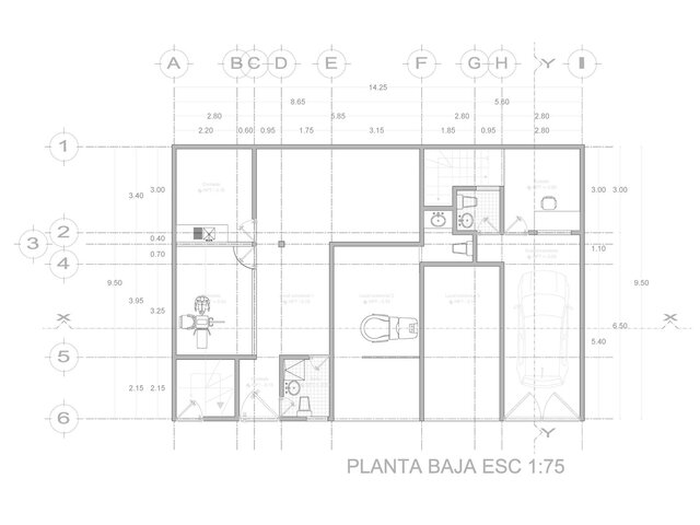 3D model of Residential Architectural Drawing Set | AutoCAD 2D
