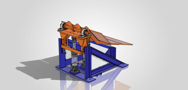 Hydraulic Lift & Tilt Carriage Assembly – SolidWorks