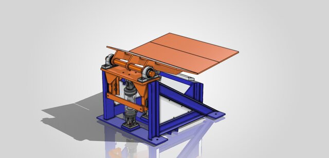 3D model of Hydraulic Lift & Tilt Carriage Assembly – SolidWorks