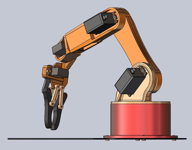 3D model of Robotic Arm